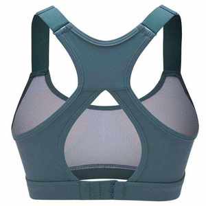 Soutien-gorge de sport grande taille à maintien élevé avec logo personnalisé et cristaux, design sans couture pour le yoga et la gym des femmes - Adultes - Product Image 6
