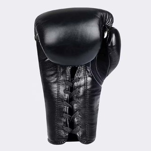 Équipement de boxe personnalisé à bas prix, gants de boxe à lacets pour l'entraînement - Product Image 3