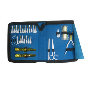 Kit de herramientas profesionales para extensiones de cabello para uso en salón, juego completo de accesorios para instalación de extensiones de cabello - Product Image 1