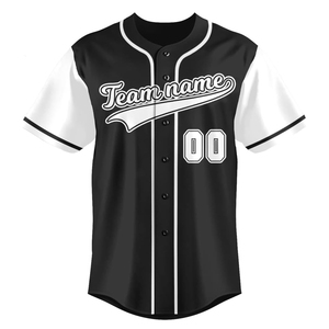 เสื้อเบสบอลสั่งทำยอดนิยม ผ้าโพลีเอสเตอร์ 100% ป้องกันรังสียูวี แห้งเร็ว โลโก้ด้านหน้า ขายส่ง เสื้อกีฬามืออาชีพ - Product Image 1