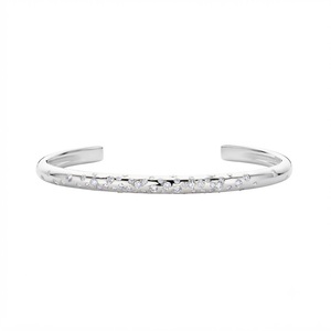 Handcrafted 14K Gold Lab Diamond <b>Anniversary</b> Gift Adjustable Celestial Open Cuff Bracelet Celestial Bracelet Fashion Jewelry - Product Image 2