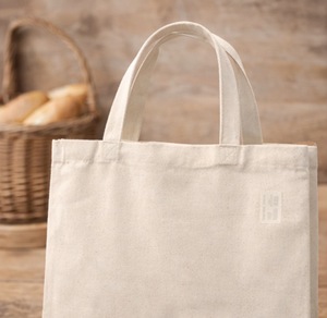Sacs de courses en coton à poignée courte, personnalisables, écologiques, en matériau solide, prix d'usine en gros, en vente - Product Image 5