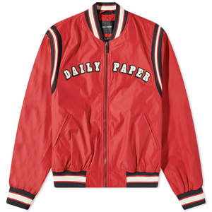 Veste bomber unisexe en chenille avec broderie de logo personnalisé, veste varsity rouge streetwear, veste hip hop, veste letterman pour homme, vêtements d'extérieur - Product Image 1