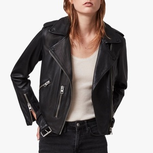 Women's Genuine <b>Leather</b> <b>Jacket</b> 100% Sheep Skin <b>leather</b> Zipper Stylish <b>Jacket</b> - Product Image 2