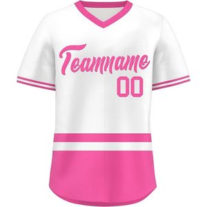 Haut court de baseball personnalisé pour femmes Vêtements de baseball de qualité supérieure - Product Image 1