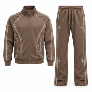 Men Rhinestone Tracksuit Hot <b>Sale</b> Customized Best Tracksuit <b>For</b> <b>Sale</b> online Casual Fashion Wear <b>Track</b> <b>suit</b> <b>For</b> Men - Product Image 1