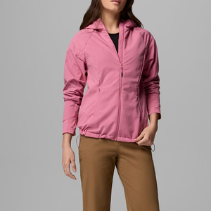 Veste softshell 3 couches pour femme, design personnalisé, imperméable, coupe-vent, col montant, fermeture éclair, capuche, respirante, confortable - Product Image 6
