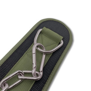 Ceinture de musculation pour l'entraînement de force et la musculation en dips, avec soutien dorsal, robuste, avec chaîne en acier - Product Image 3