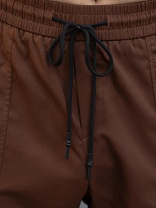 กางเกงคาร์โก้ผู้ชายทรงสลิมฟิต ผ้าฝ้ายยืด กระเป๋าเยอะ ขาเรียว สไตล์ลำลอง สตรีทแวร์ - Product Image 4