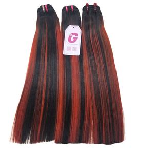 Extensiones de cabello humano de gran tamaño, mechones de pelo de Vietnam sin enredos, sin caída, sin brillo - Product Image 6