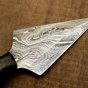 Couteau de chasse artisanal Edge Master Manufacture EM-6600 Top Skinner en acier Damas, manche en bois, lame non réglable de 8 pouces - Product Image 5