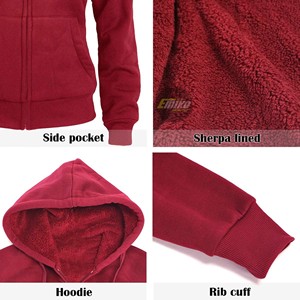 Conjunto deportivo de dos piezas para mujer, sudadera con capucha y cremallera color borgoña, pantalones jogger, estilo casual para otoño, OEM ODM personalizado, a bajo precio. - Product Image 5
