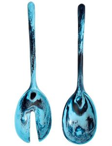 Superior Quality Handmade Resin & Metal Flatware Cutlery Sets for Party Use-Eco-Friendly Durable Dishwasher Safe - Product Image 2