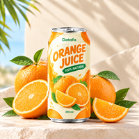 Meilleur fabricant de boissons Datafa OEM/ODM, jus de mangue sans sucre, vente en gros, emballage en canettes d'aluminium