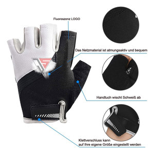Guantes de Ciclismo Hechos de Tela Elástica, Cuero Sintético, Antideslizantes, Resistentes al Desgaste y con Pantalla Táctil para una Operación Conveniente - Product Image 4