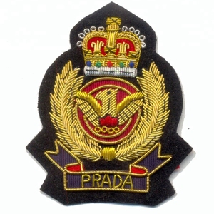 Patch brodé RSAF thermocollant, appliqué en tissu tissé de forme irrégulière pour décoration - Product Image 5