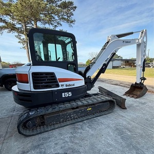 รถขุดขนาดเล็ก Bobcatts E55 พร้อมเครื่องยนต์ฮุนได สำหรับชิ้นส่วนไฮดรอลิก ระบบควบคุมใช้งานง่าย เหมาะสำหรับงานจัดสวนและโครงการขนาดเล็ก - Product Image 5