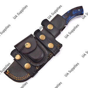 Cuchillo de Caza y Camping de Hoja Fija de Acero de Damasco Hecho a Mano, de Alta Resistencia, con Funda, Venta al por Mayor, OEM/ODM, Personalizable, MOQs Bajos - Product Image 6
