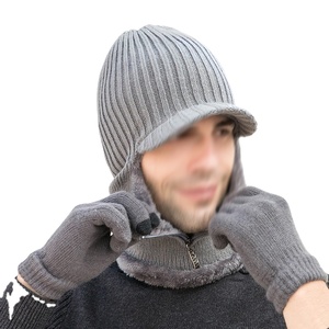 DR ARIFS Balaclava for <b>Women</b>-<b>Winter</b> <b>Hat</b> with Fur Lining Zipper Closure Windproof 100% Polyester - Product Image 6