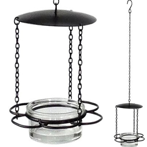 Geo Pyramid Suet Ball Feeder Metal Mesh Bird Feeder Outdoor <b>Garden</b> Hanging Feeder - Product Image 6