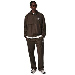 Conjunto de Chaqueta y Pantalones Deportivos Smart Piped para Hombre, Ropa Deportiva Casual con Chaqueta con Cierre, Traje Deportivo de Moda en Color Marrón - Product Image 6