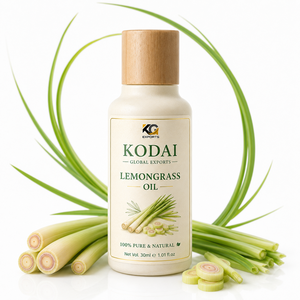 Aceite Esencial de Limoncillo de Tamil Nadu 100% Puro y Natural de Primera Calidad, Destilado al Vapor, para Aromaterapia y Cuidado Facial, Kodai Global Export - Product Image 1