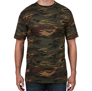T-shirt tactique de chasse pour homme en polyester et coton, respirant et confortable, pour usage extérieur, avec logo personnalisé, en stock, prix de gros - Product Image 3