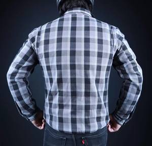 Camisa Táctica de Franela para Motocicleta, Protección Contra el Viento en Invierno, Diseño Preparado para Equipamiento de Seguridad y Viajes por la Ciudad - Product Image 2