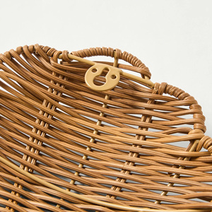 Tropical Charm Rattan Clam Shell <b>Wall</b> Hook Rack Handmade Woven <b>Decorative</b> <b>Wall</b> Organizer Coastal Home <b>Decor</b> - Product Image 3
