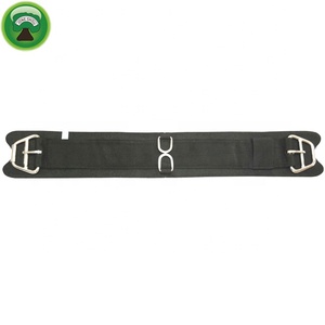 Cabestrillo occidental de neopreno, fieltro negro, caballo - Product Image 1
