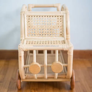 Sustainable Eco Friendly Rattan Car Toy Wholesale Handmade Decorative Baby Nursery Decor Durable Lightweight Vietnam - Product Image 4