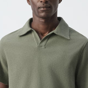 Chemise en coton décontractée pour homme, style business, avec col rabattable, design streetwear tendance, avec logo et design personnalisables 2026 - Product Image 2