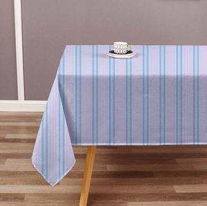 Nappe rayée 100 % coton de qualité export, teinte en fil, lavable, durable, textile de maison, vente en gros directe usine - Product Image 1