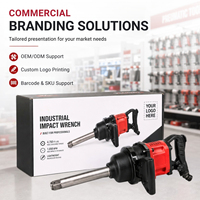 Dreifach-Hammer-Kupplung 1/2 Zoll Druckluft-Schlagschrauber bis zu 2.848 Nm Leichtgewichtige Leistung Super-Vibration für Schwere Aufgaben 7,4 kg OEM