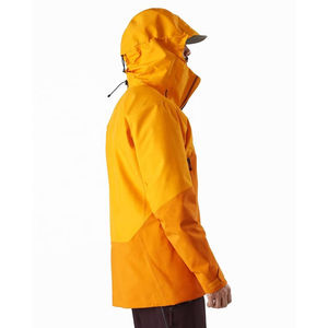 Veste de ski orange haut de gamme avec capuche réglable, design imperméable et plusieurs poches zippées pour les sports d'hiver en plein air - Product Image 6
