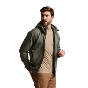 เครื่องแต่งกายล่าสัตว์แบบมีฮู้ดโดยรอบแบบกําหนดเองสวมเสื้อมีฮู้ดลายพรางกลางแจ้งฤดูใบไม้ผลิฤดูใบไม้ร่วงเสื้อแจ็คเก็ตซับขนแกะเสื้อผ้าล่าสัตว์สําหรับผู้ชาย - Product Image 3