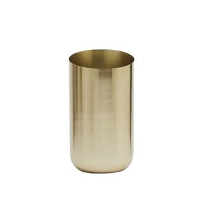 <b>Tall</b> Brass Round <b>Table</b> Top Flower Vase Elegant Decorative Brass Metal Flower Vase Wedding Decoration Centerpiece - Product Image 1
