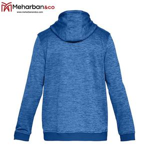 Pull torsadé en molleton pour hommes, facile à installer, coupe ample, poignets côtelés et hémien, sweat à capuche souple - Product Image 2