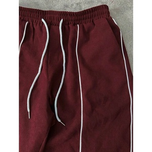 Men's Casual Two-Piece Tracksuit Autumn Solid Pattern <b>Zipper</b> <b>Jacket</b> with Wide-Leg Pants Breathable Design - Product Image 5