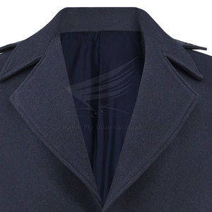 Abrigo de Lana para Hombre, Nuevo Estilo, 100% Lana/Poliéster, Transpirable, de Alta Calidad, Largo - Product Image 5
