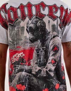 เสื้อยืดพิมพ์ลาย DTF สไตล์สตรีทแฟชั่น เนื้อผ้าหนา 300 GSM สำหรับแฟชั่นฤดูหนาว เสื้อยืดผู้ชาย - Product Image 6