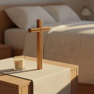 Cruz Cristiana de Madera para Colgar en la Pared, Decoración para Iglesia, Sala de Oración, Hogar, Capilla, Sala de Estudio Bíblico, Sala de Estar, Dormitorio, Regalo - Product Image 4