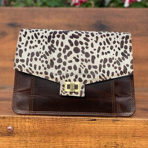 Bolsos de hombro de cuero de piel con estampado de animales de estilo recién llegado, bolsos laterales genuinos de moda de alta calidad para mujer - Product Image 2