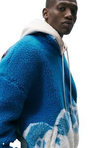 Sudadera con capucha de forro polar Sherpa para mujer, con cuello alto y cremallera de 1/4, personalizable con logotipo, lisa, cálida, venta al por mayor - Product Image 6