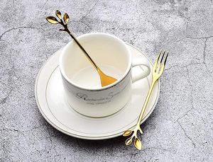 ช้อนกาแฟเคลือบทองคำ ช้อนสแตนเลสสำหรับของหวาน ชา ช้อนหรูหราสำหรับกาแฟ ชา ไอศกรีม ใช้ในครัวและรับประทานอาหาร - Product Image 3