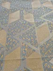 Turc Ultra Doux Sheen Polyester Jacquard Tissu 100% Polyester Fantaisie Métallique Brocart Fil Spécial pour les Femmes Musulmanes Abaya - Product Image 5