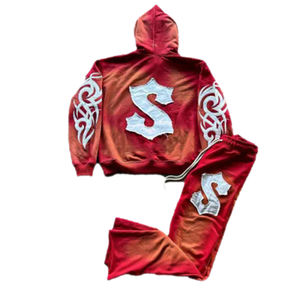 Sudadera con Capucha Unisex Extra Grande de 400 GSM con Lavado Ácido, 2026 |   Apliques Bordados con Efecto Desgastado por el Sol |   OEM de Alta Gama - Product Image 5