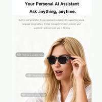 Occhiali Intelligenti con Audio e Fotocamera, Traduzione AI, Ricerca a Mani Libere per Attività all'Aperto