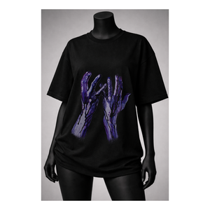 เสื้อยืดผู้หญิงแบบใหม่ล่าสุด ทรงหลวม ล้างสีแบบแอซิดวอช พร้อมปรับแต่งขนาด เสื้อยืดแขนสั้นสำหรับผู้หญิง - Product Image 1