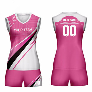Service OEM Vente en Gros Vêtements de Sport Respirants Uniformes de Volleyball Imprimés Personnalisez Votre Propre Logo Sans Manches Sublimation Femme - Product Image 1